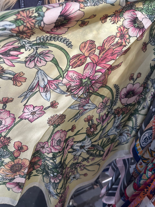 Floral Symphony Scarf
