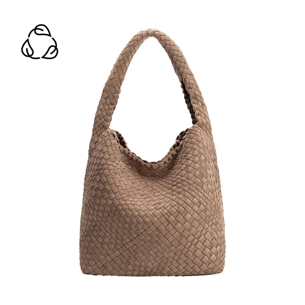 Johanna Clay Recycled Vegan Suede Shoulder Bag