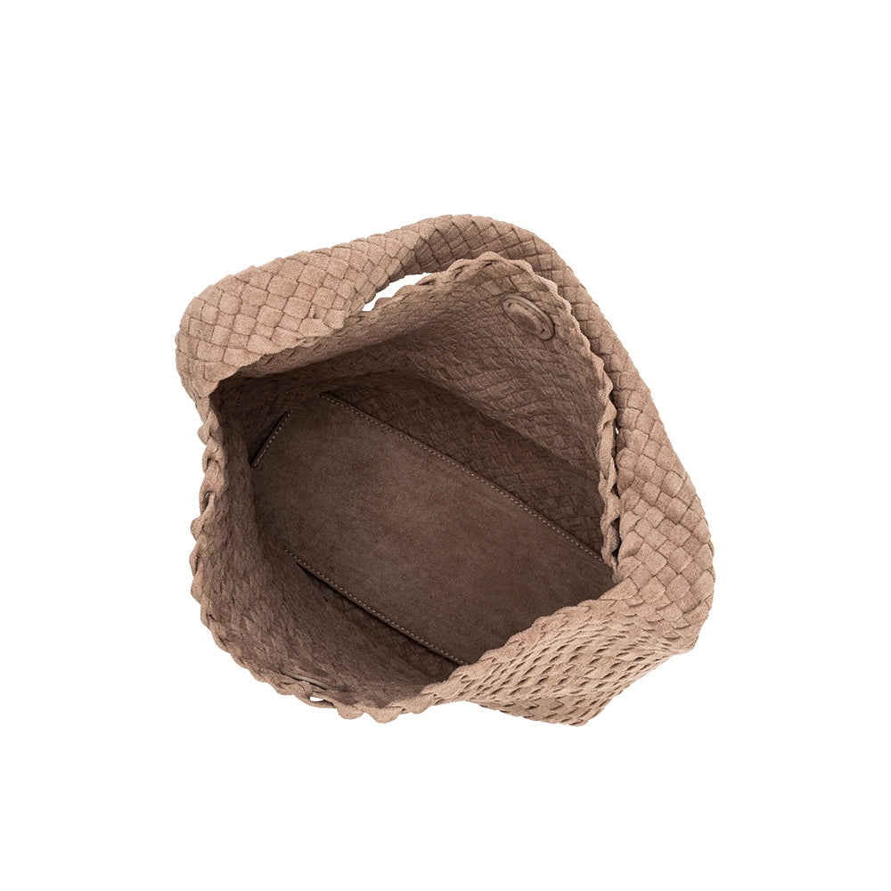 Johanna Clay Recycled Vegan Suede Shoulder Bag