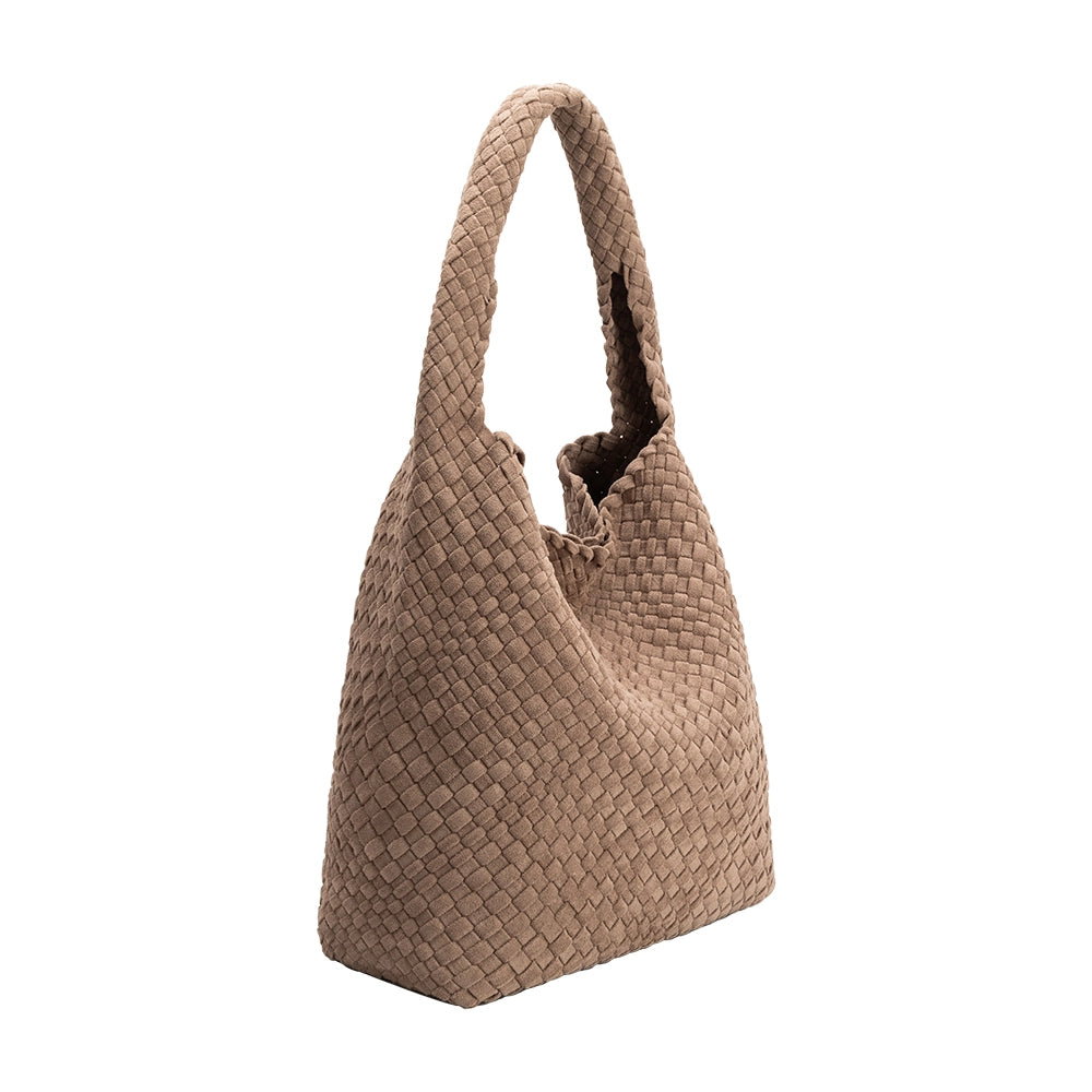 Johanna Clay Recycled Vegan Suede Shoulder Bag