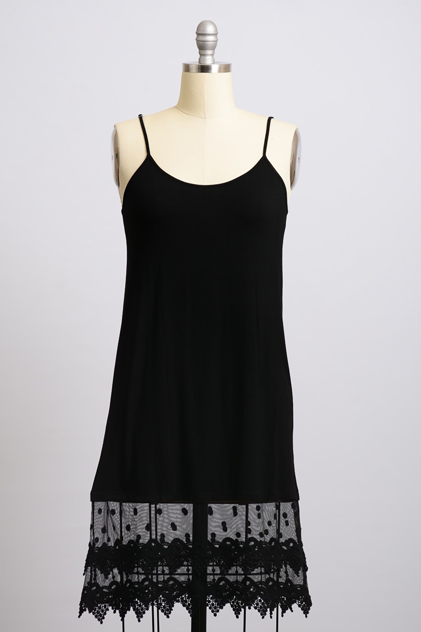 Lace Trim Slip Dress