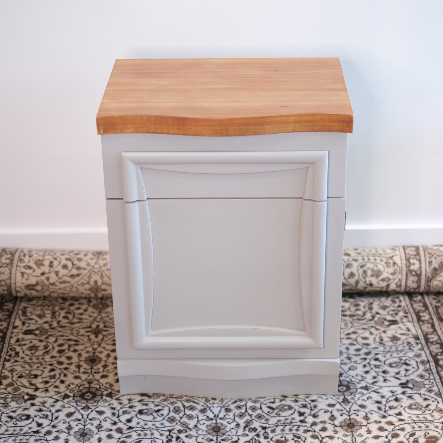 Linen MCM End Table