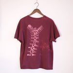 Load image into Gallery viewer, Maroon Peace + Zip It T-shirt
