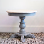 Load image into Gallery viewer, Oak Pedestal Accent Table
