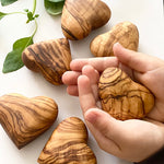 Load image into Gallery viewer, Olive Wood Mini Hearts
