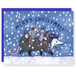 Load image into Gallery viewer, Opossum Christmas Card
