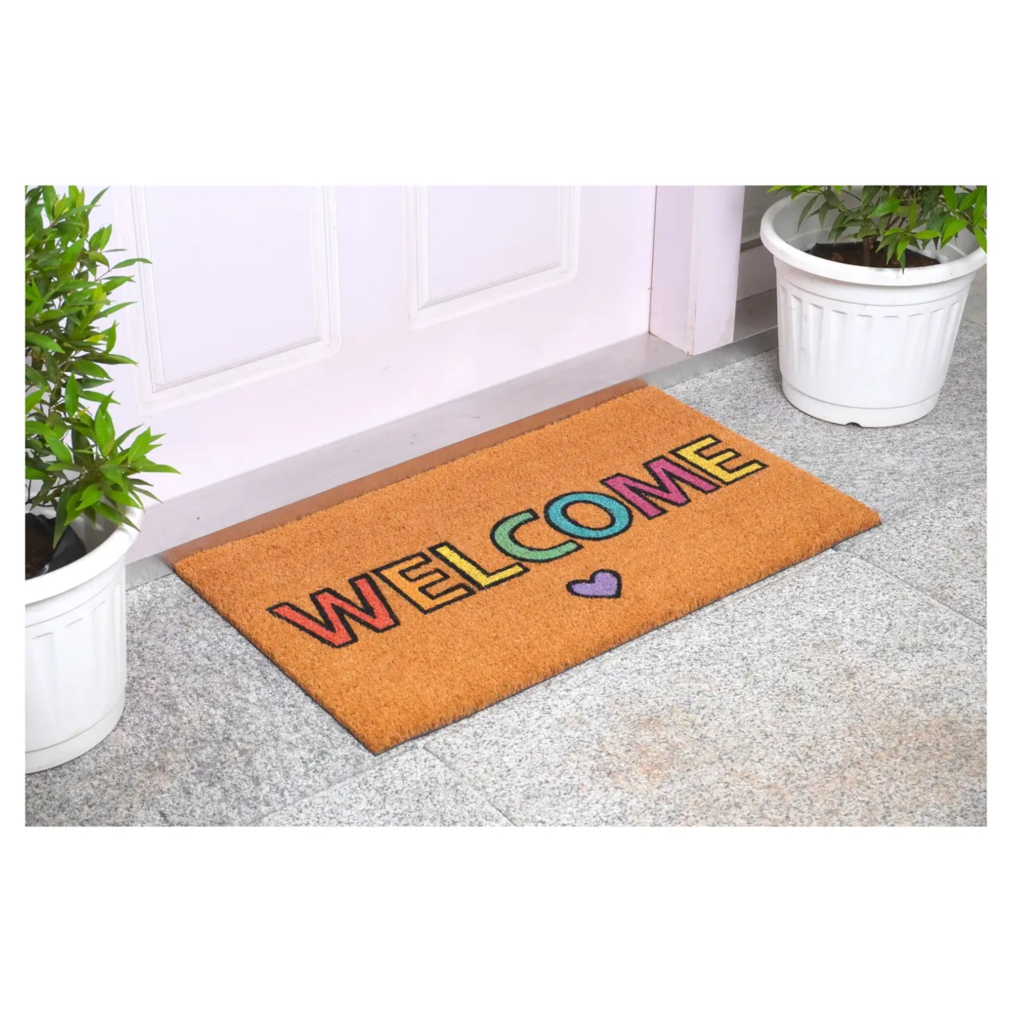 Pastel Welcome Doormat