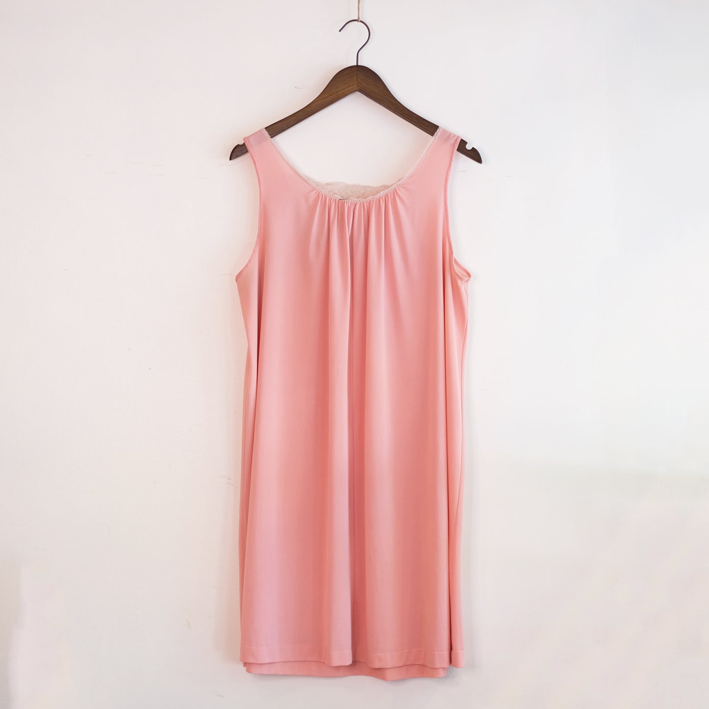 Peach Nightgown with Lace