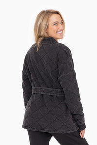 Quilted Mineral Washed Jacket