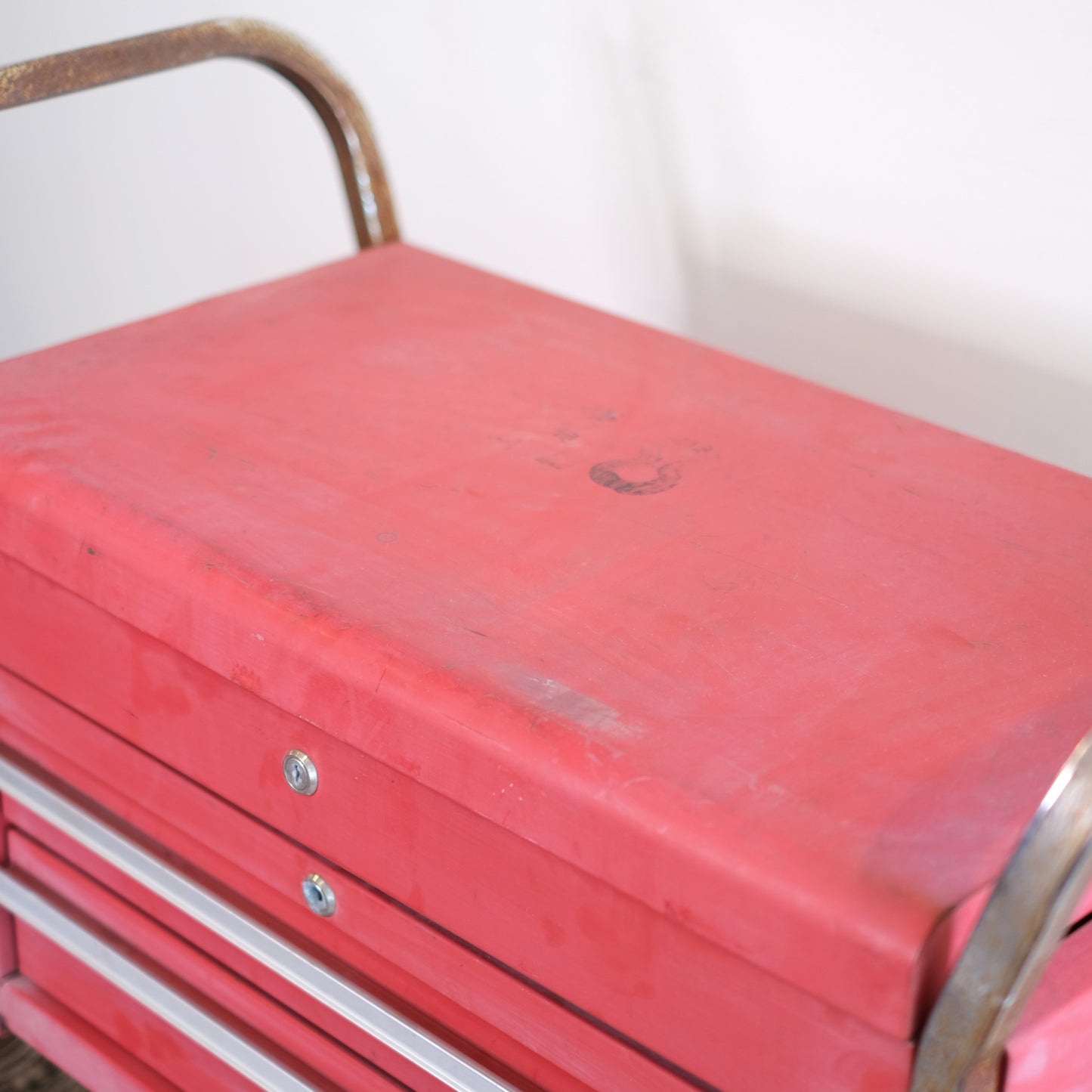 Red Tool Box Cart