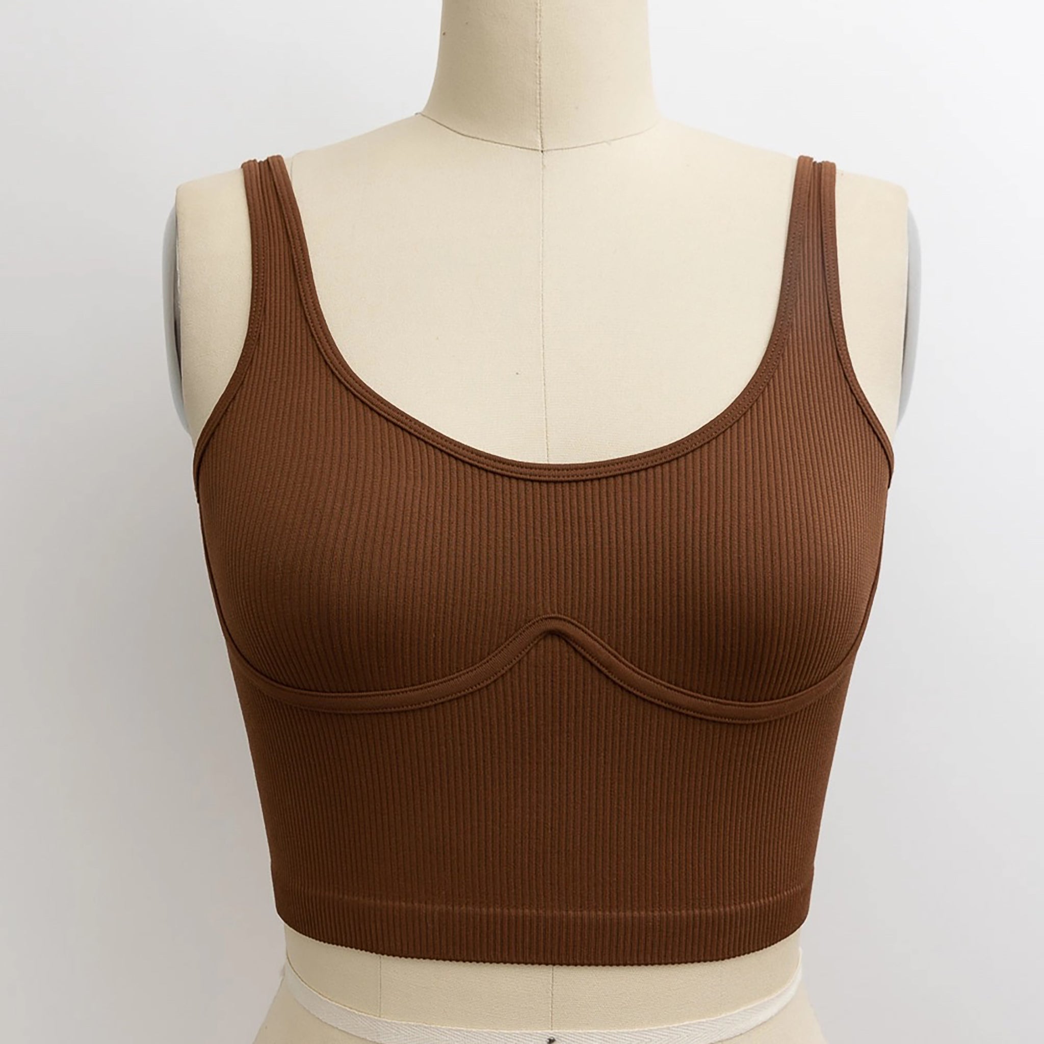 Ribbed Underline Seams Brami Top