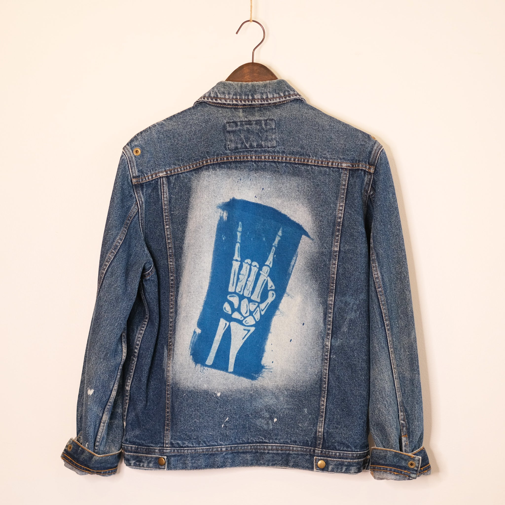 Rock On Bleached Moonshine Jacket
