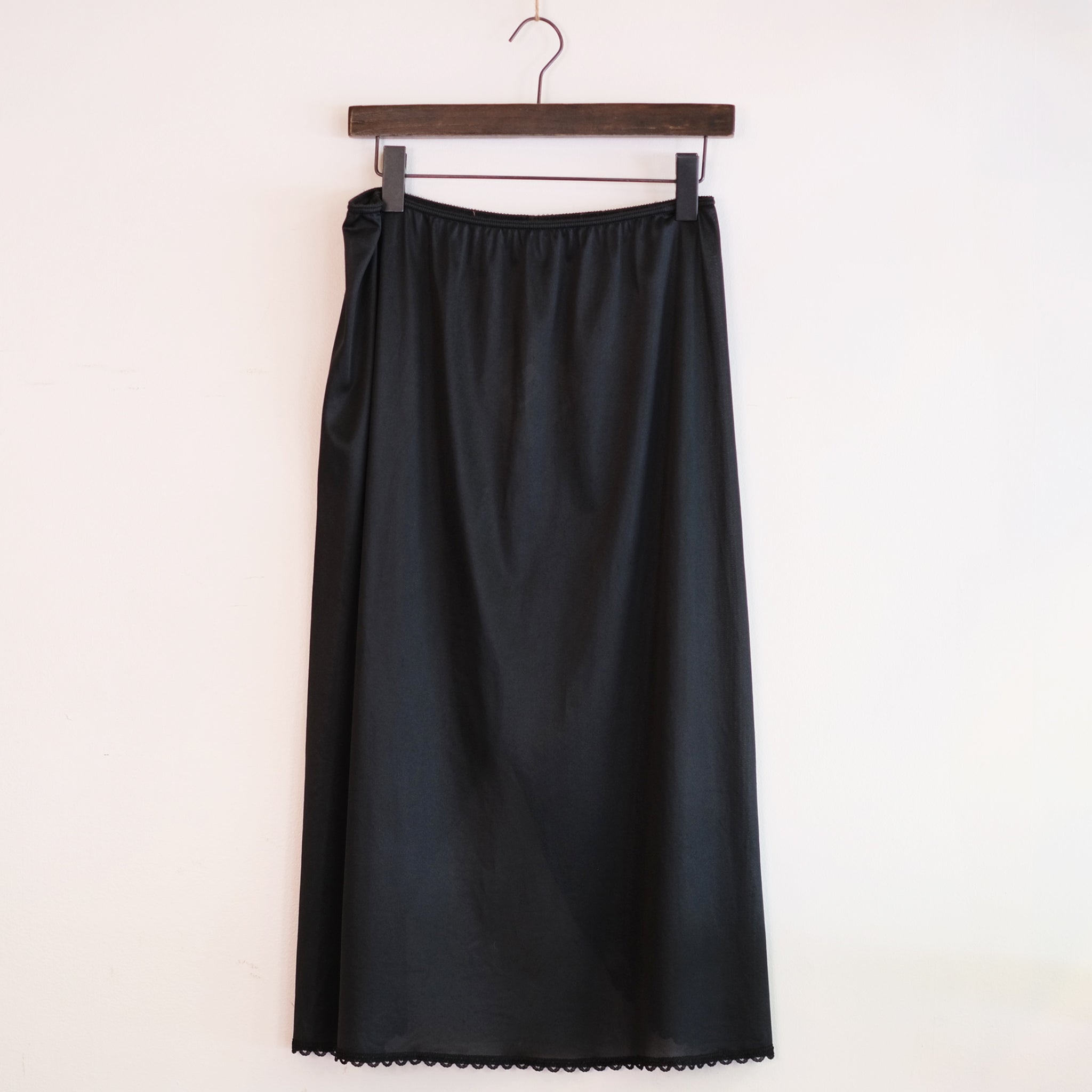 Sears Black Slip Skirt