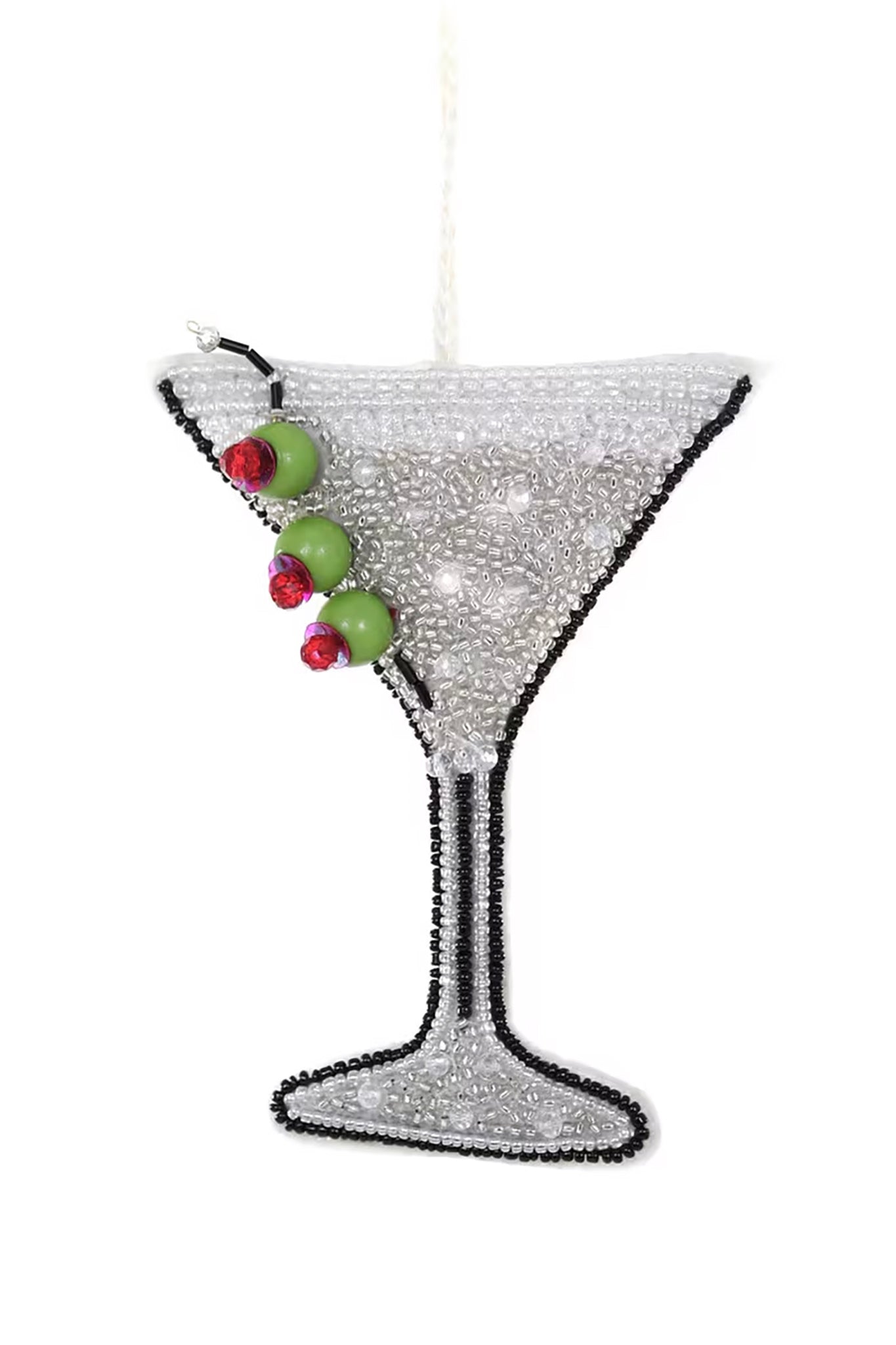 Sequin Martini Ornament