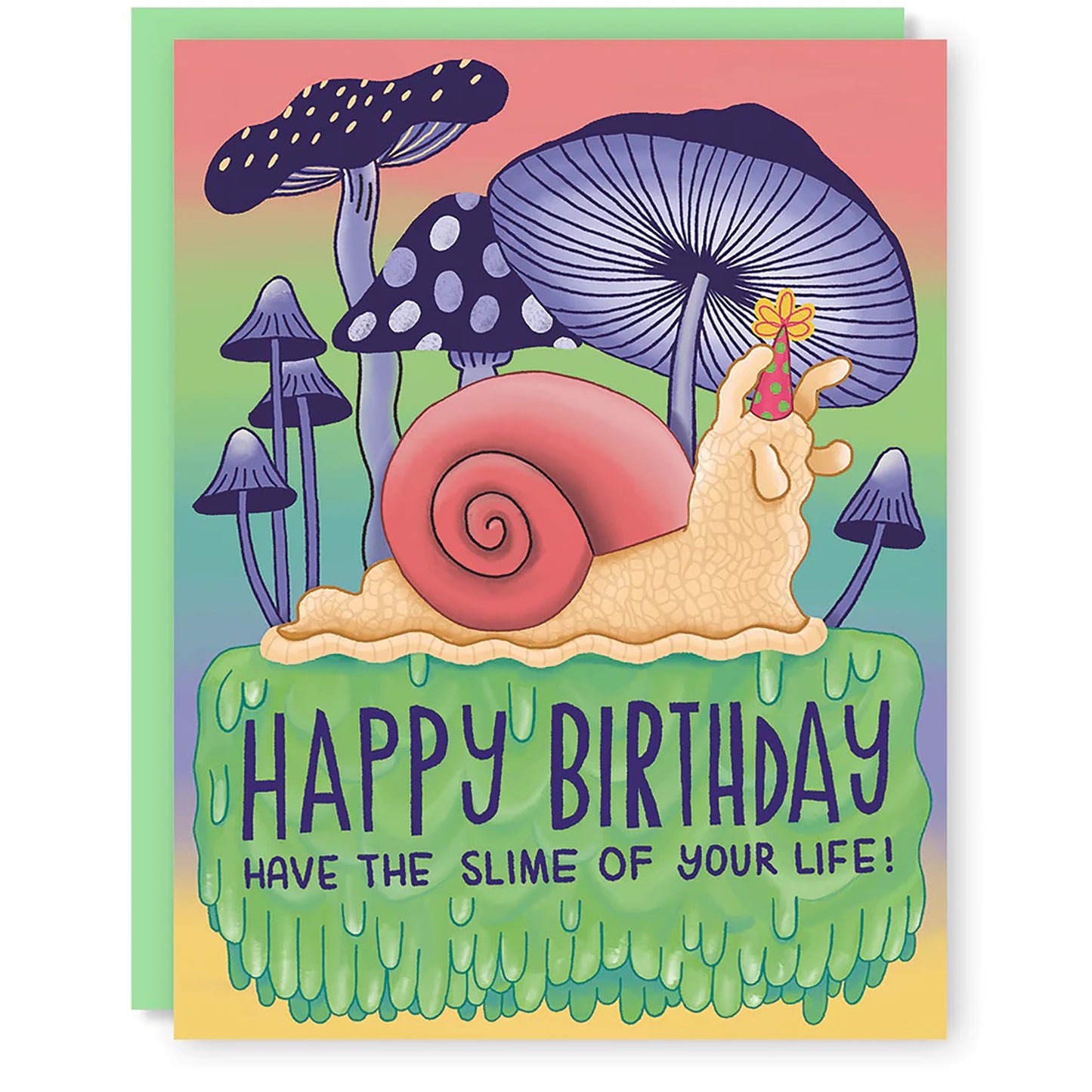 Snail Birthday Card