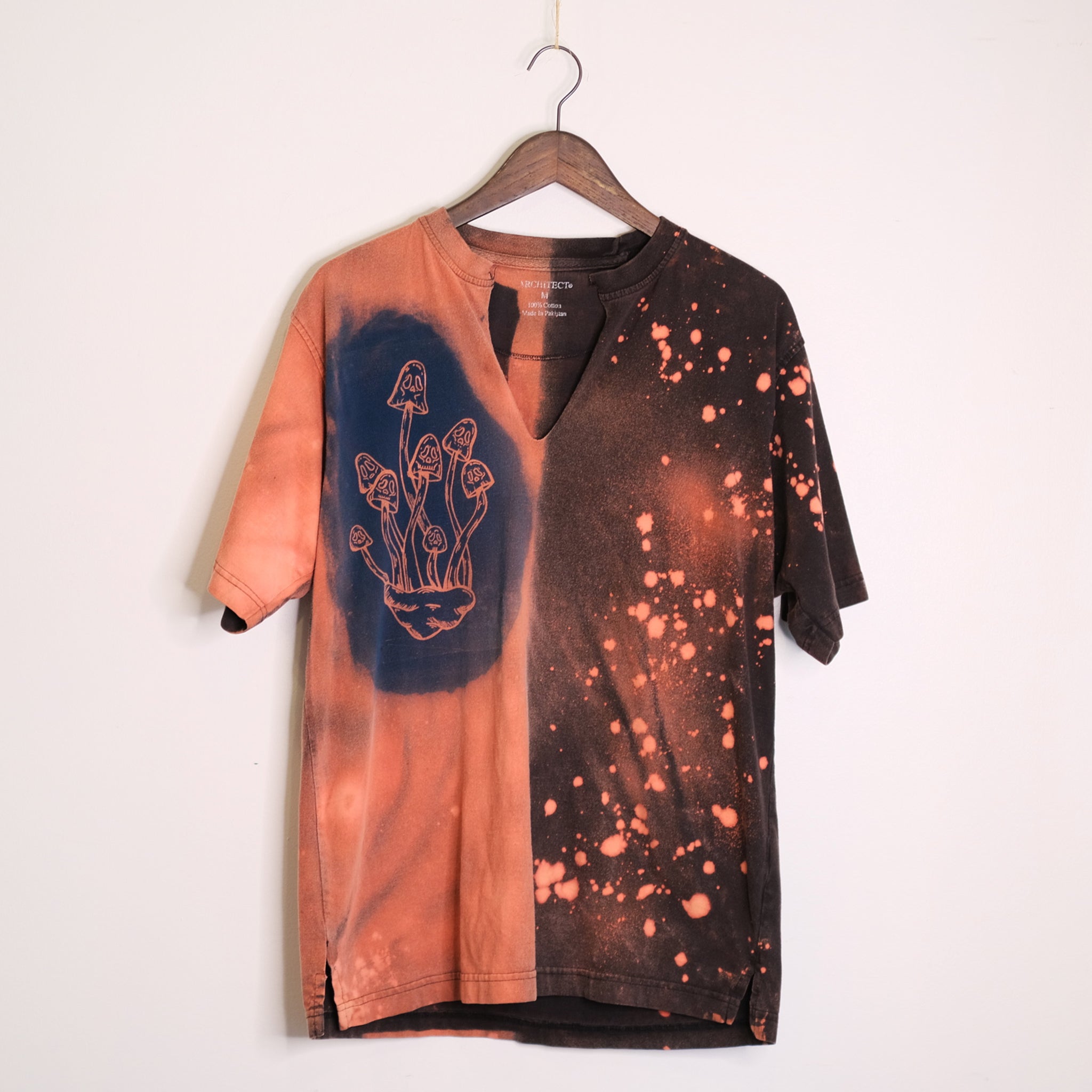 Spooky Shrooms Half & Half Shirt
