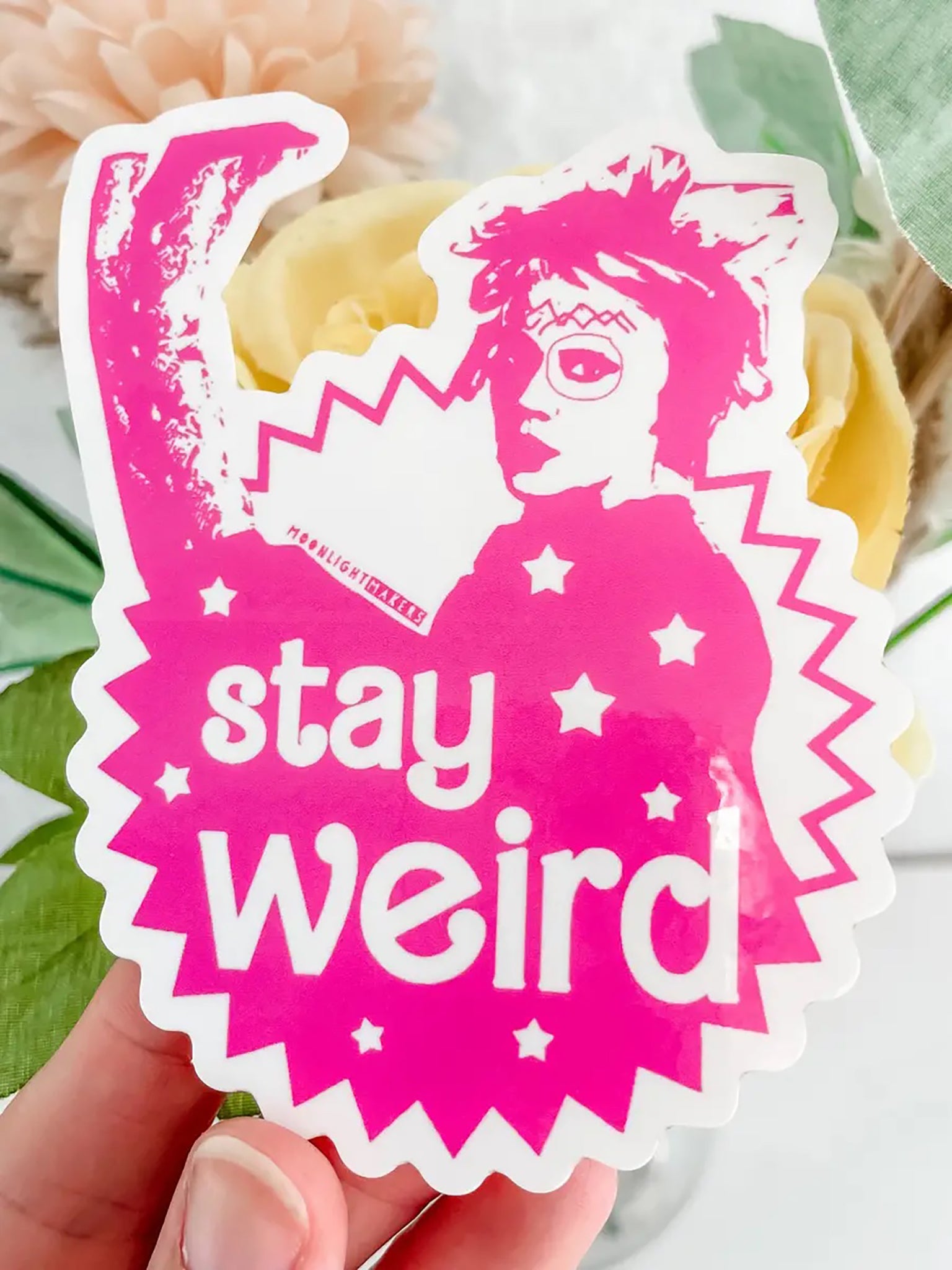 Stay Weird - Sticker – Walnut & Wool
