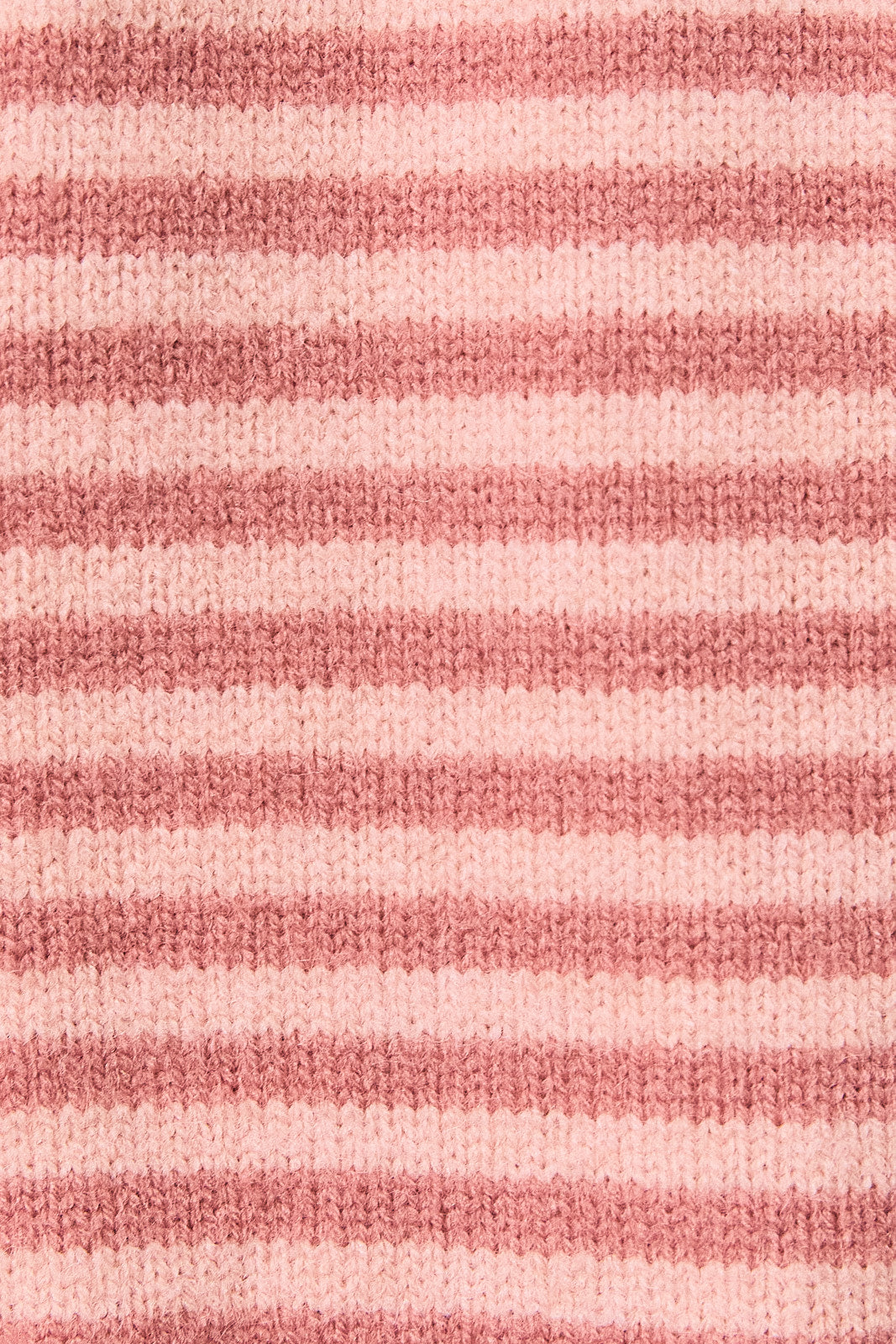 Striped Mid Rise Drawstring Sweater Wide Leg Pants