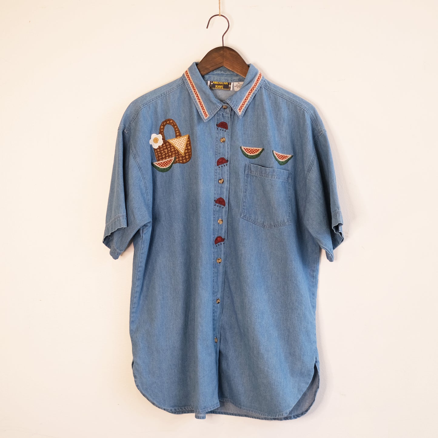 Summertime Picnic Denim Shirt