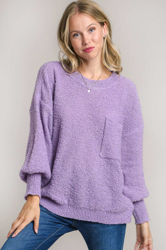 Textured Pullover Sweater