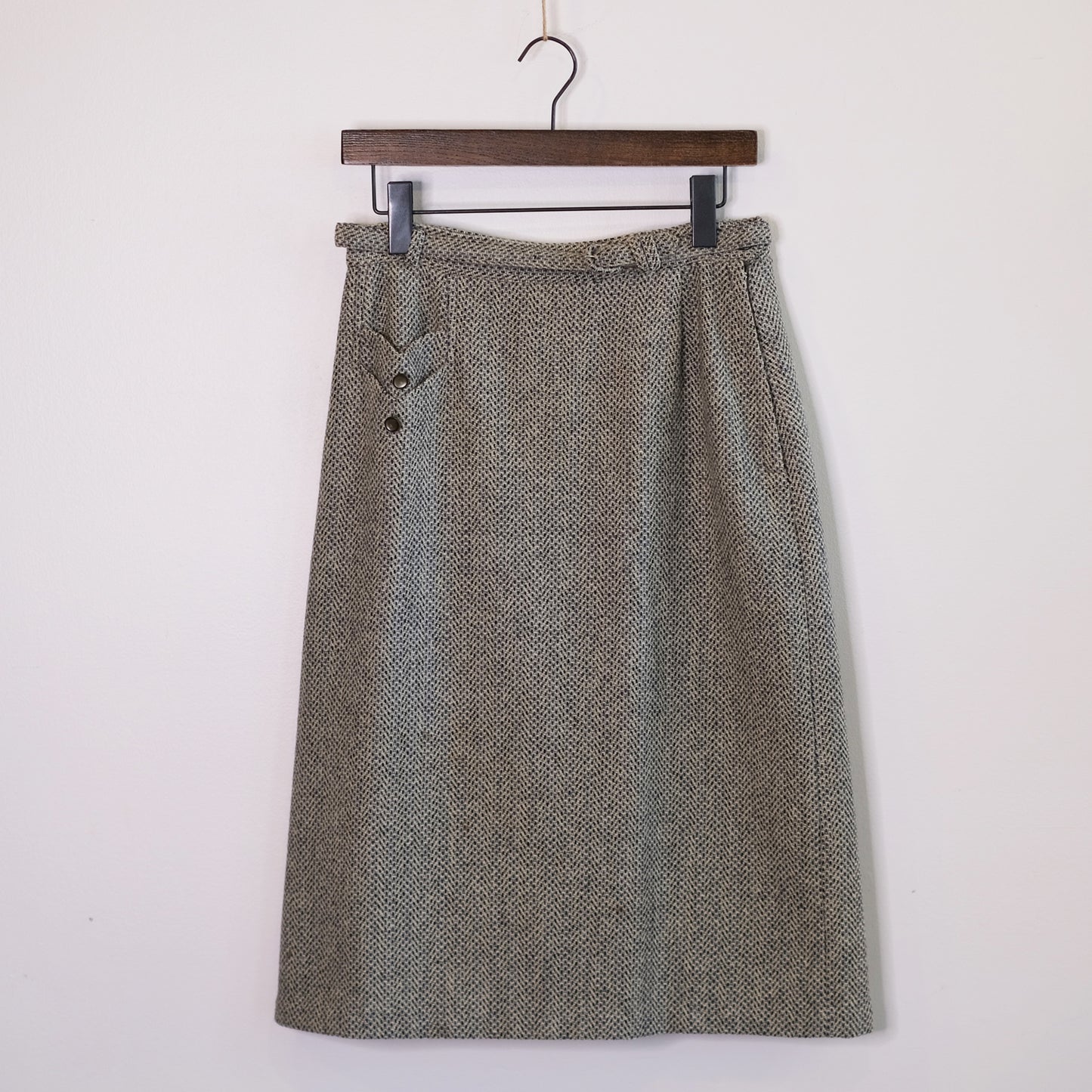 Tweed Straight Skirt