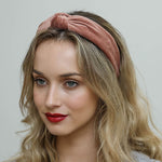 Load image into Gallery viewer, Velvet Twist Knot Headband
