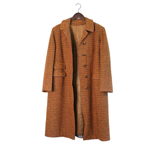 Vintage Harris Tweed Wool Coat
