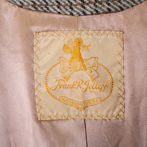 Vintage Harris Tweed Wool Trench
