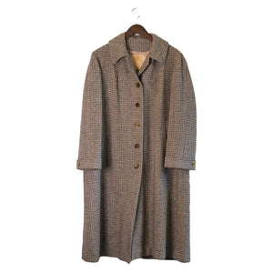 Vintage Harris Tweed Wool Trench