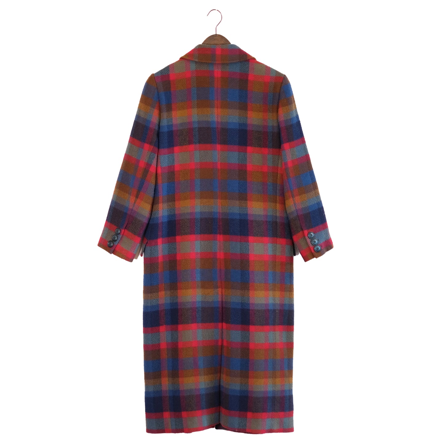 Vintage Missoni Donna Plaid Wool Coat