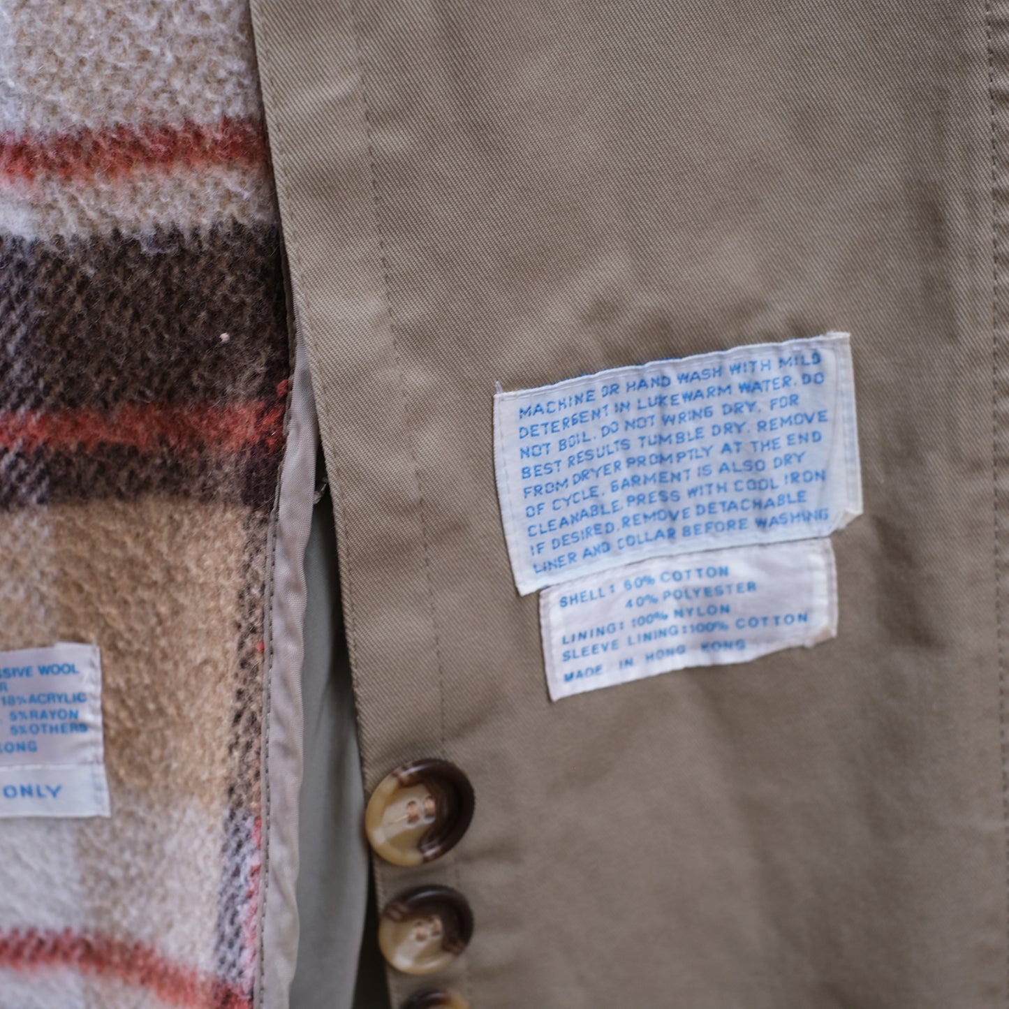 Vintage Trench Coat w/ Lining