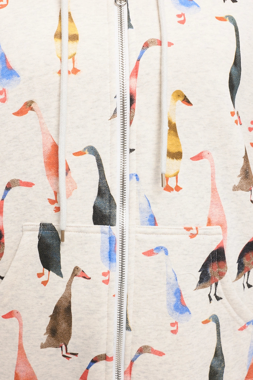 Watercolour Runner Goose Graphic Hoodie