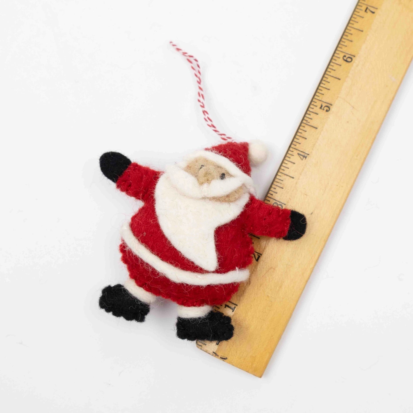 Fat Santa Felt Ornament
