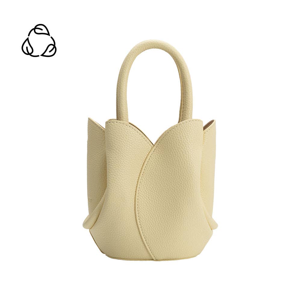 Tulip Mini Recycled Vegan Leather Top Handle Bag