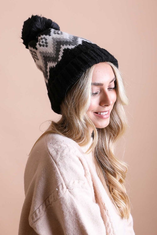 Classic Winter Ski Pom Beanie