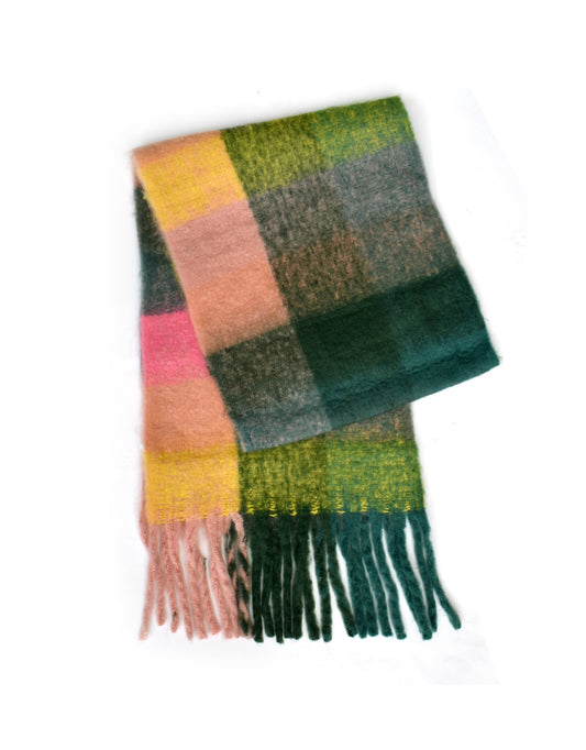 Brushed Plaid Scarf