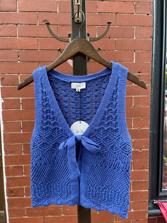 Crochet Knit Vest