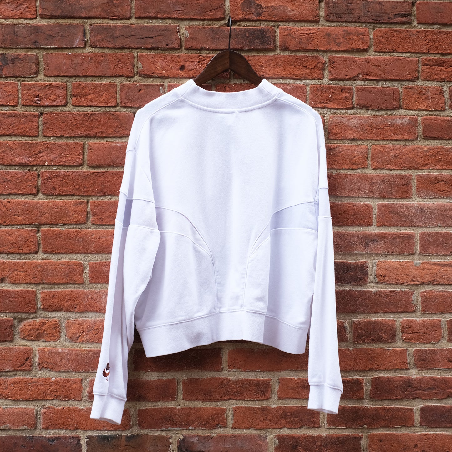 mad posse mock neck - white 1X