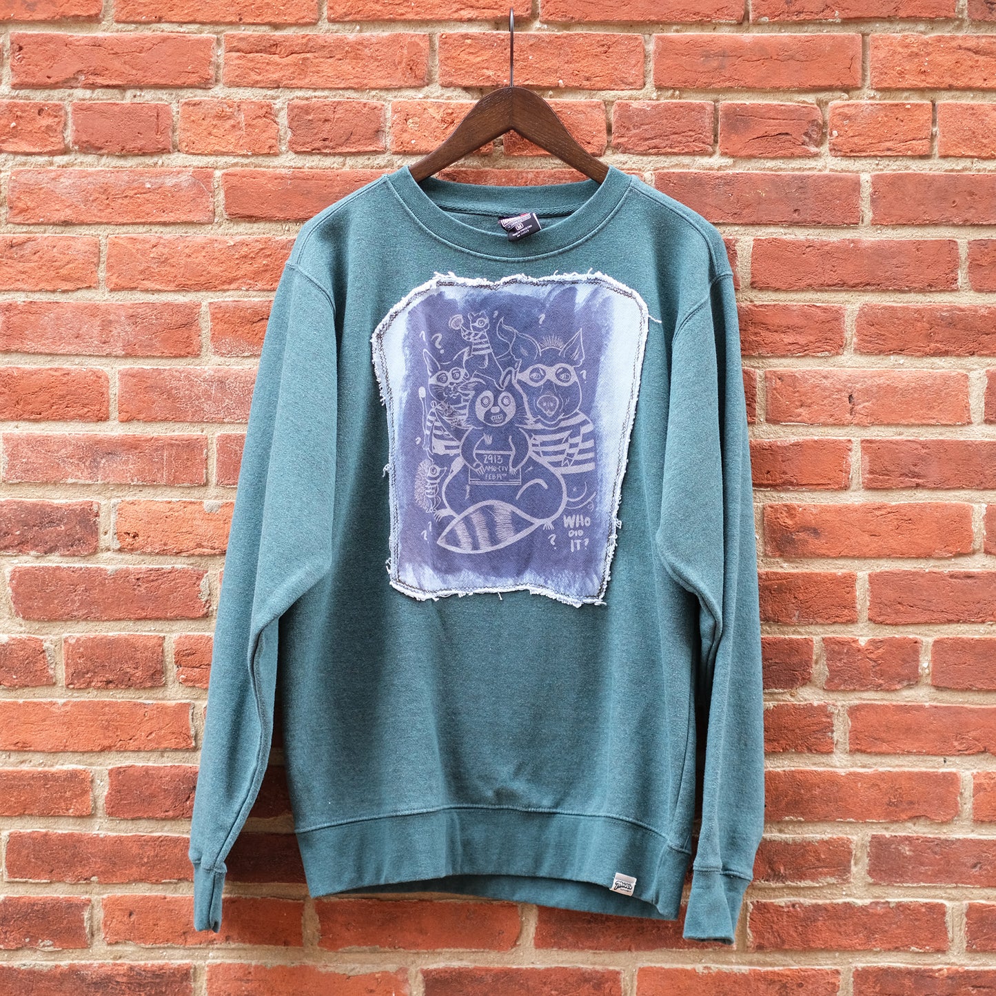 the gang crewneck - green M