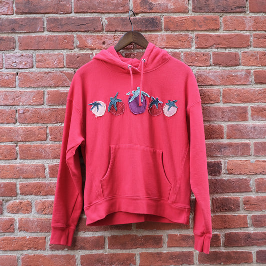 tomato patch hoodie - red kid's L