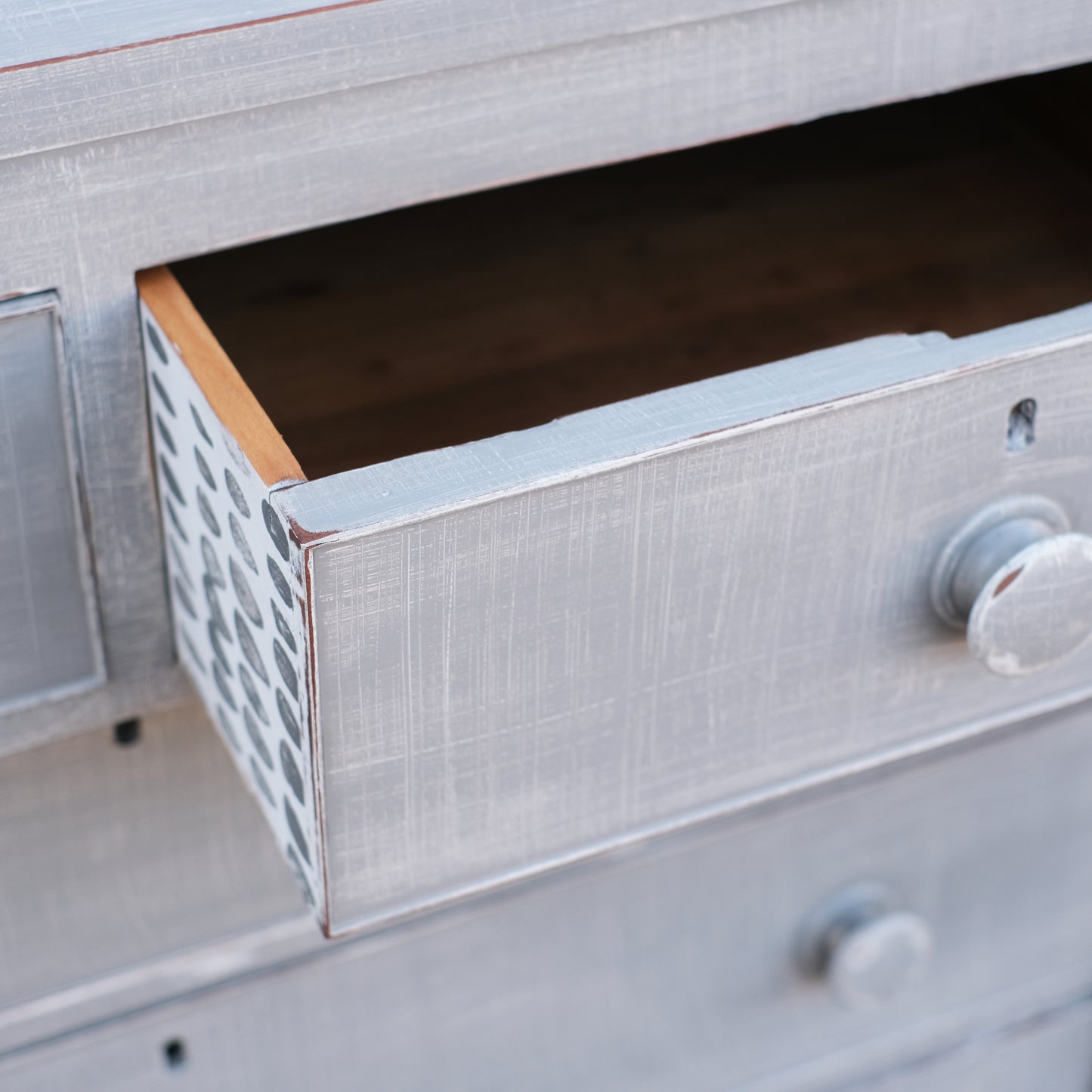 Antique Faux Linen Chest