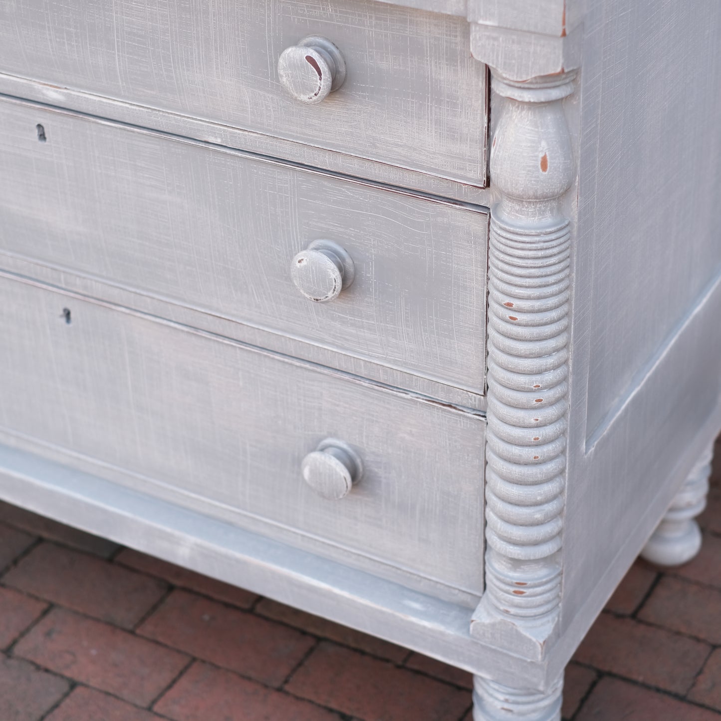 Antique Faux Linen Chest