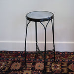 Load image into Gallery viewer, Antique Twist Leg Iron Stool

