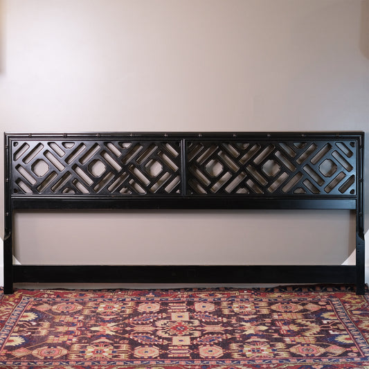 Black MCM Kittinger Headboard