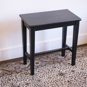 Black Slanted Side Table