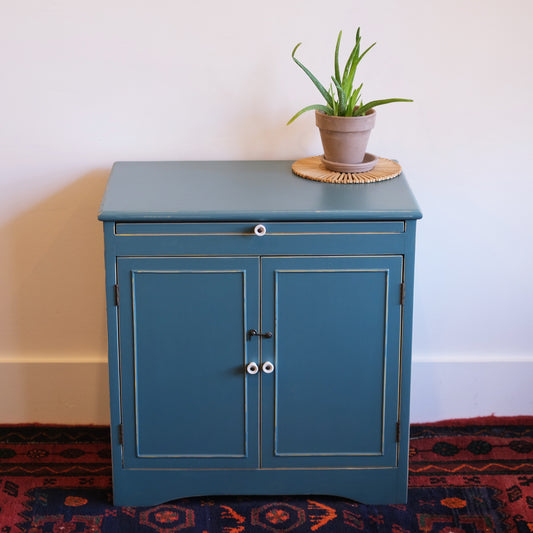 Blue Telephone Table