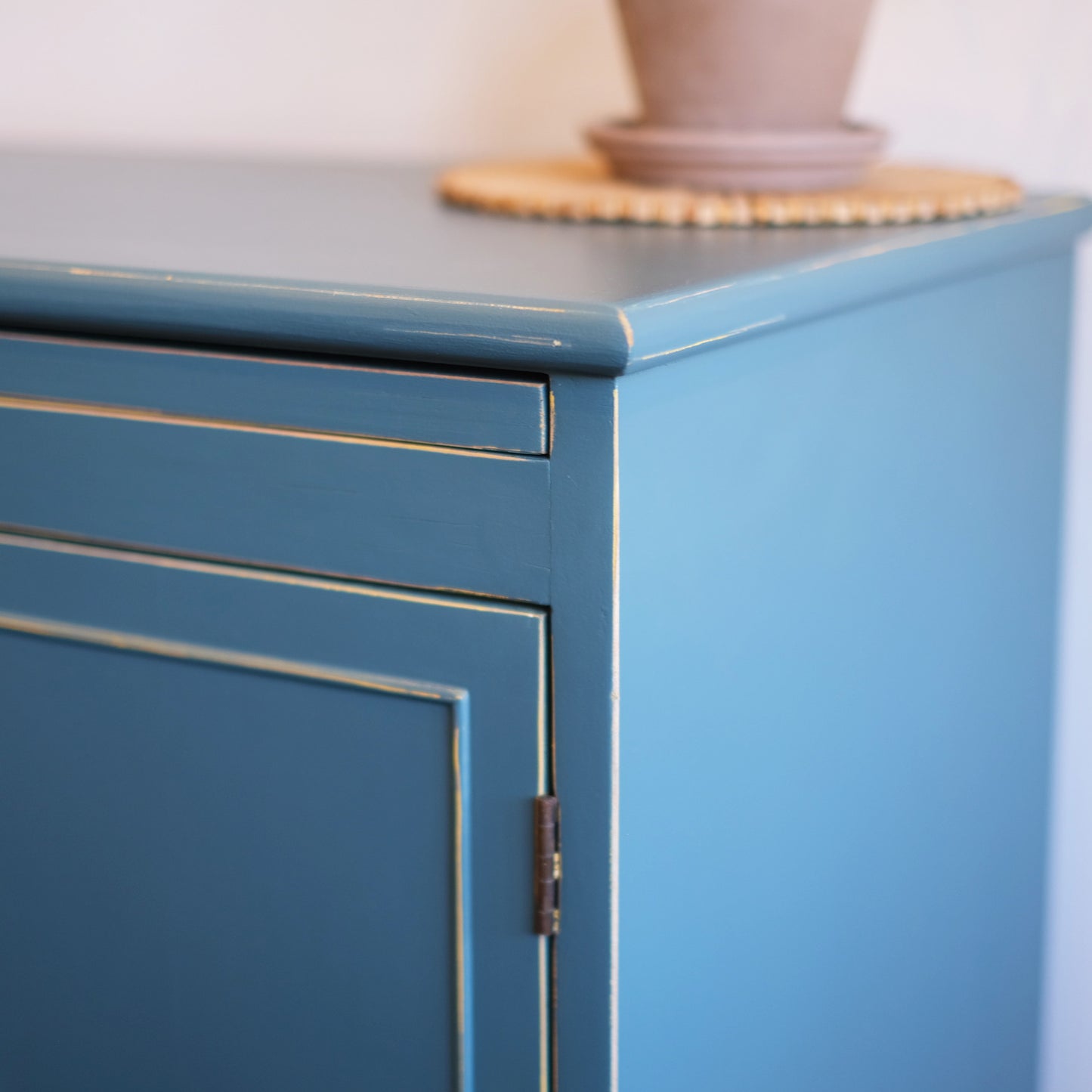 Blue Telephone Table