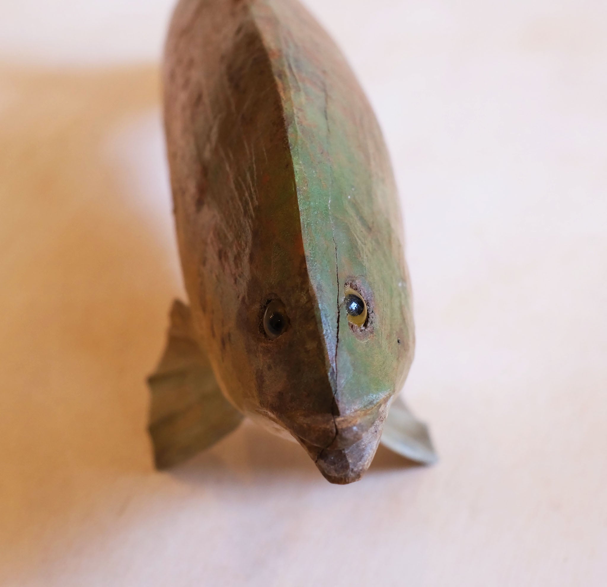 Carved Wooden Decoy FIsh