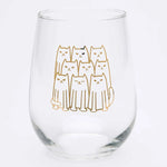 Load image into Gallery viewer, Cat Stemless Wine Glass

