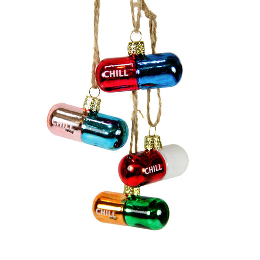 Chill Pill Ornament